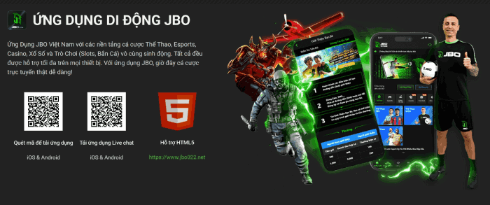 ứng dụng JBO