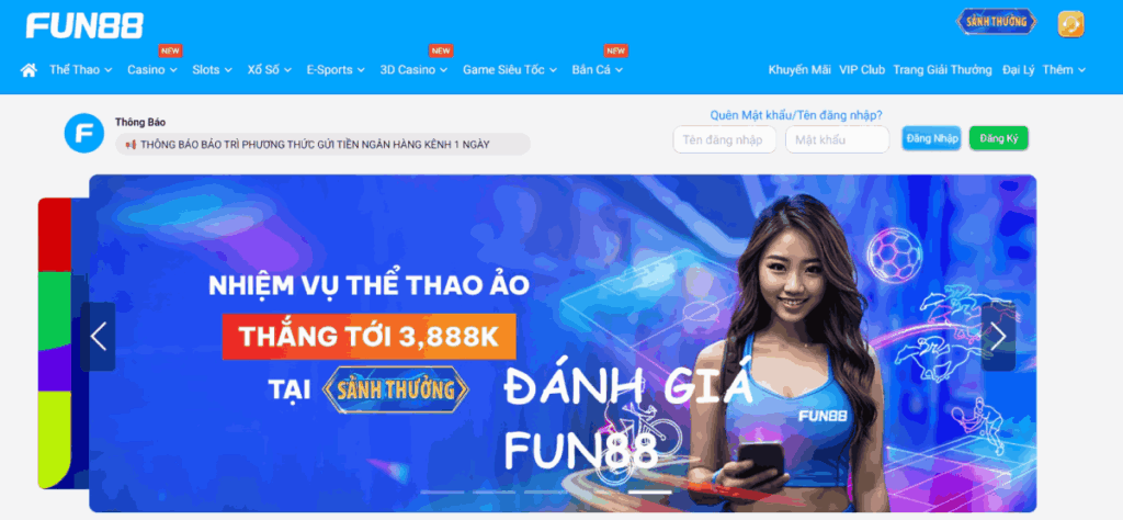 Đánh giá Fun88