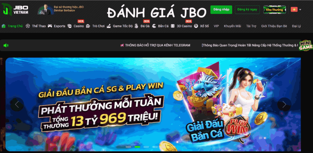 Đánh giá JBO