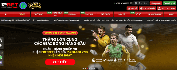 cá cược thể thao 12BET