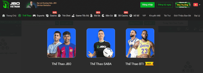 thể thao JBO
